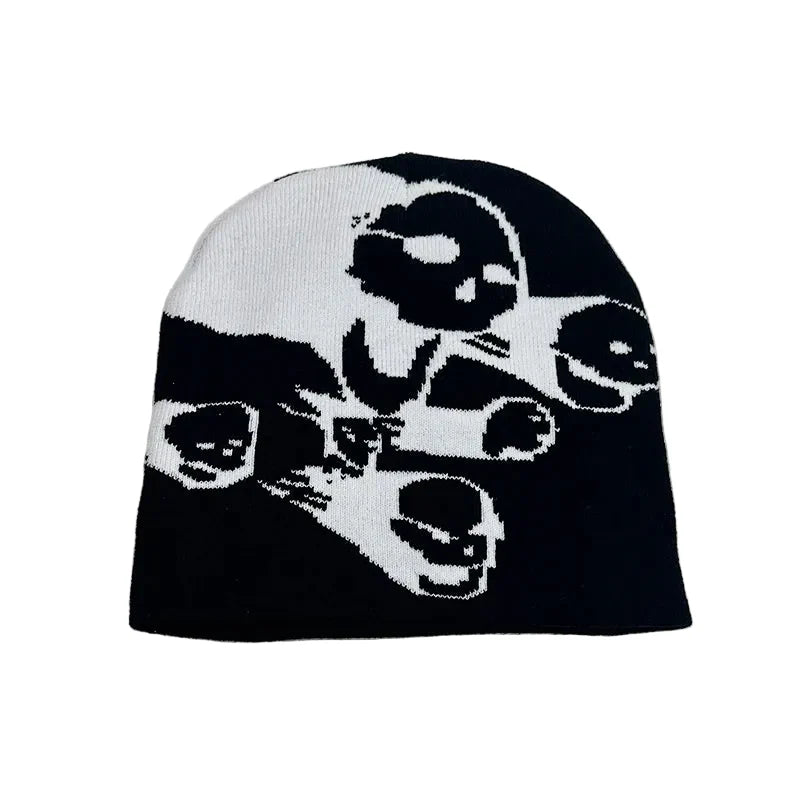 Halloween Ghosts Knitted Beanie