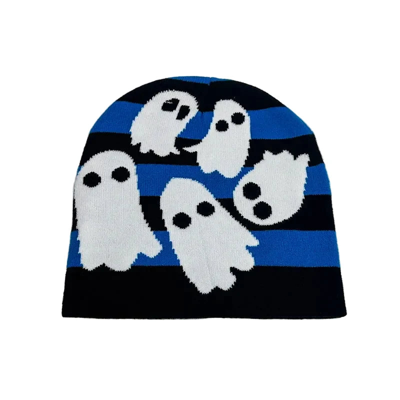 Halloween Ghosts Knitted Beanie