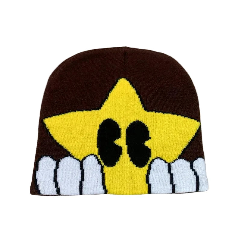 Hidden Star Cartoon Beanie
