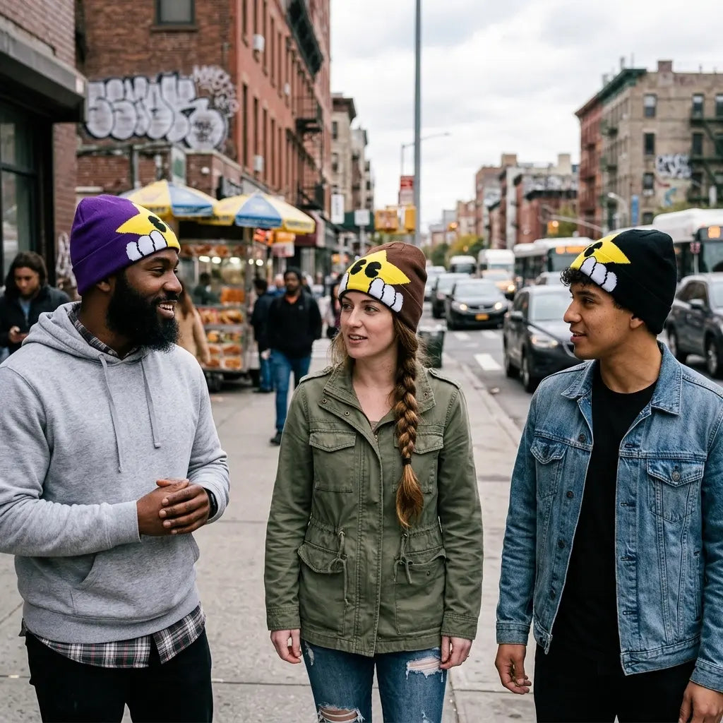 Hidden Star Cartoon Beanie