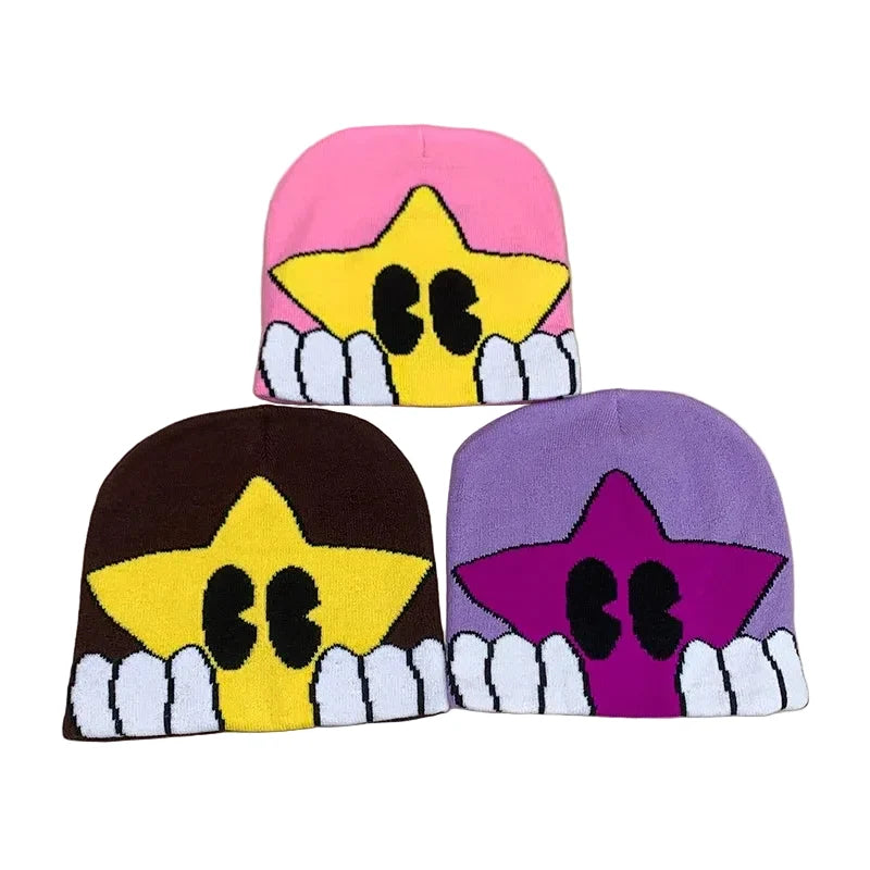 Hidden Star Cartoon Beanie