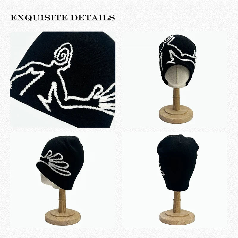 Humanoid Alien Winter Beanie