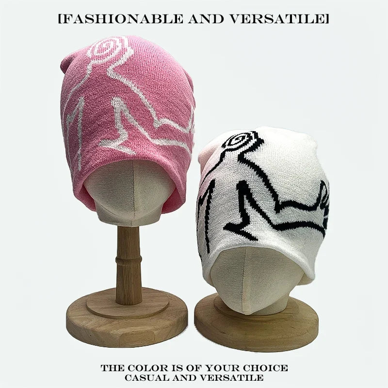Humanoid Alien Winter Beanie
