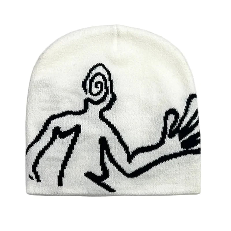 Humanoid Alien Winter Beanie