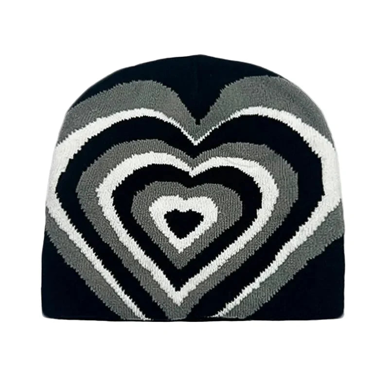 Infinite Hearts Knitted Beanie