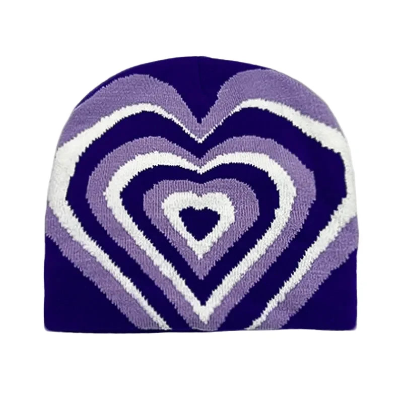 Infinite Hearts Knitted Beanie