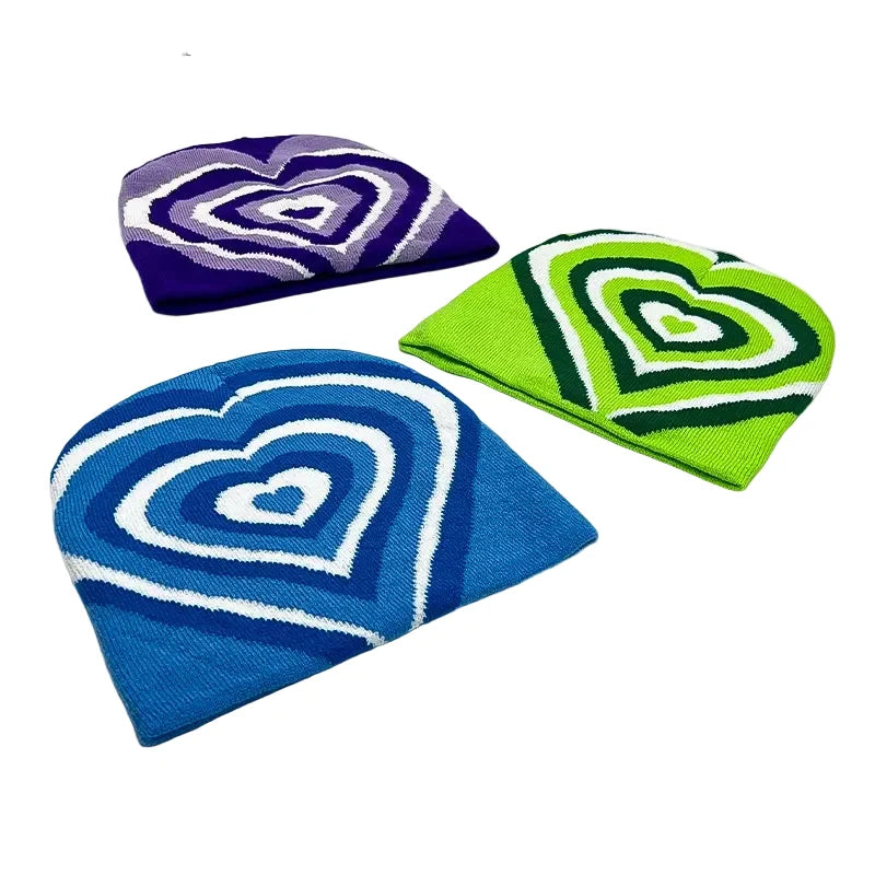 Infinite Hearts Knitted Beanie