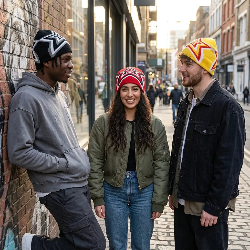 Infinite Stars Winter Knitted Beanie
