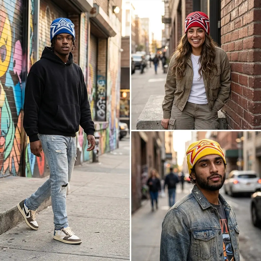 Infinite Stars Winter Knitted Beanie