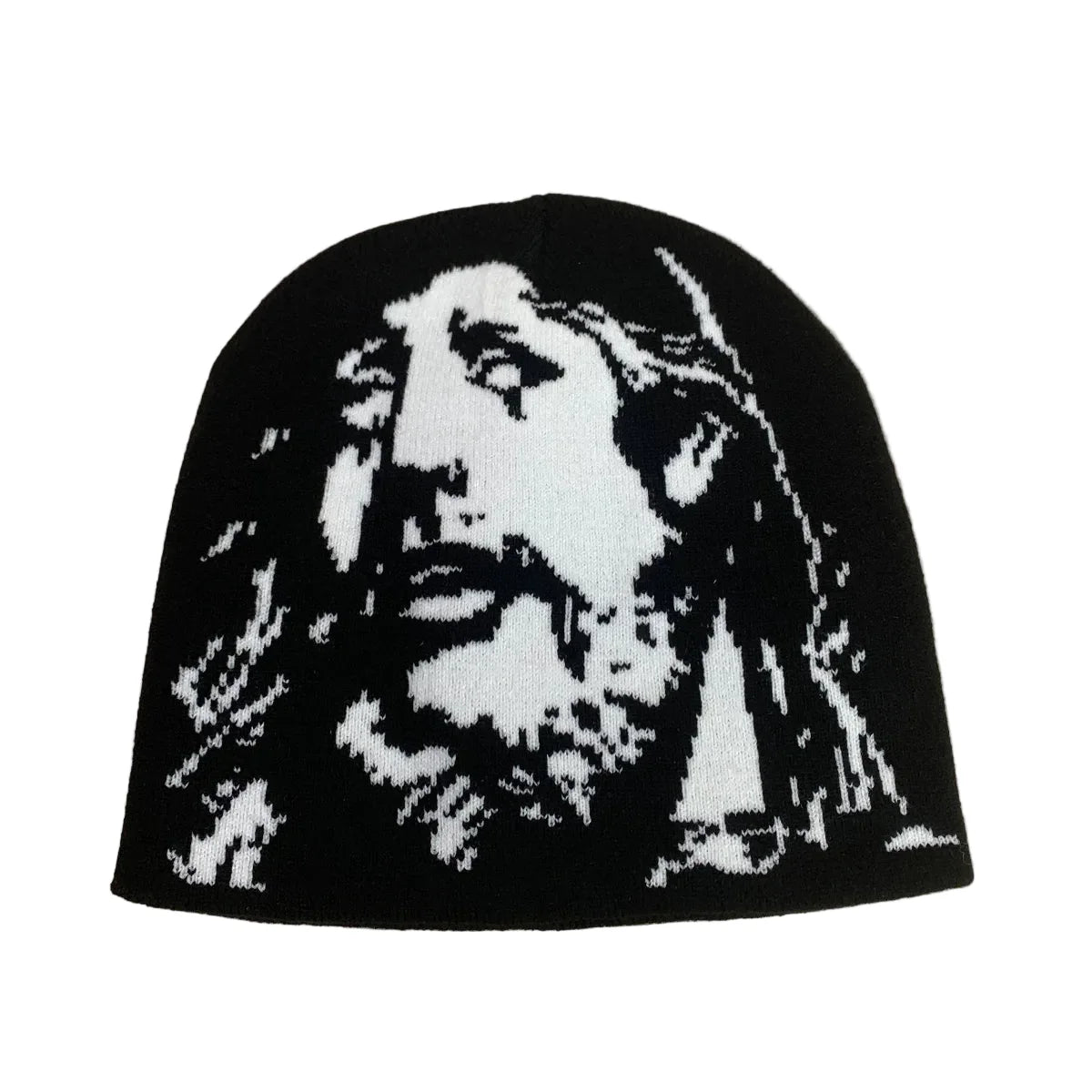 Jesus Christ Face Skully Beanie
