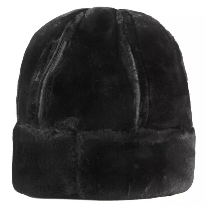 KOV Russian Winter Lined Leather Cap