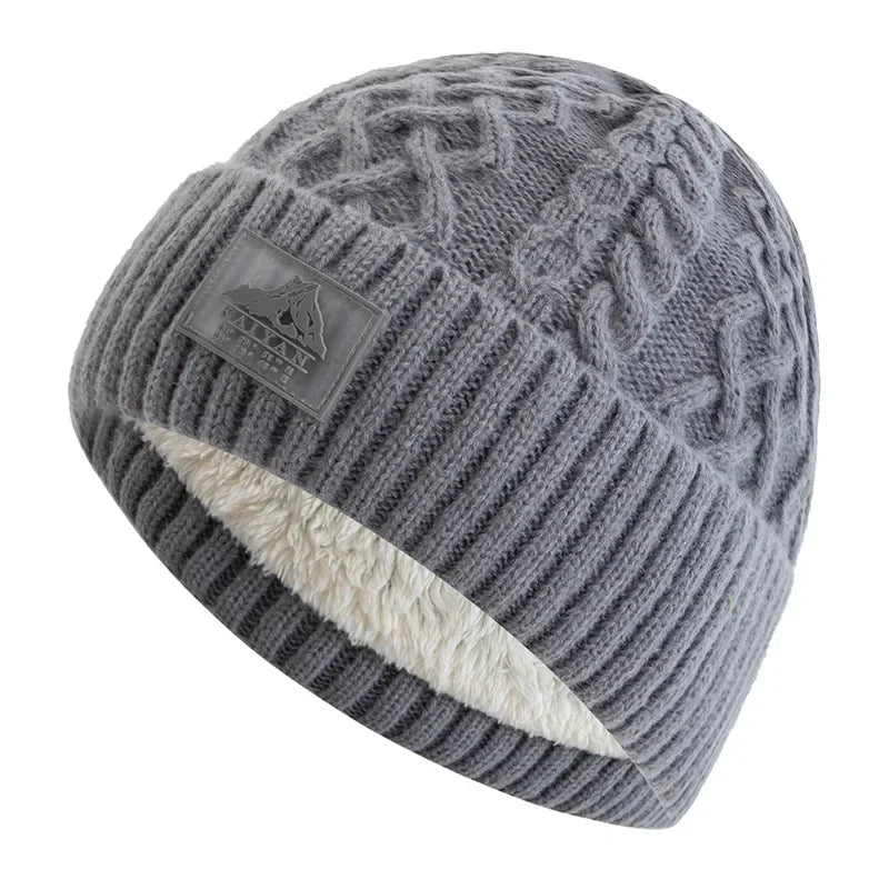 Kaiyan Winter Plush Knitted Beanie