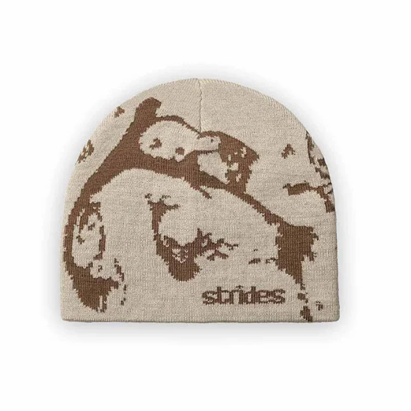 Korean Strides Splatter Winter Beanie