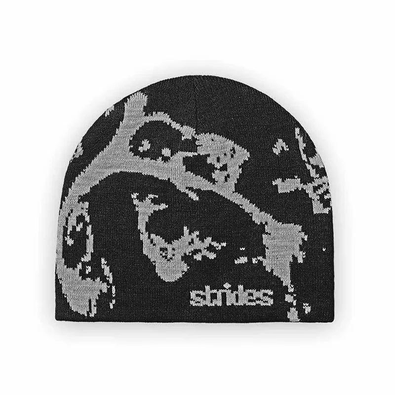 Korean Strides Splatter Winter Beanie