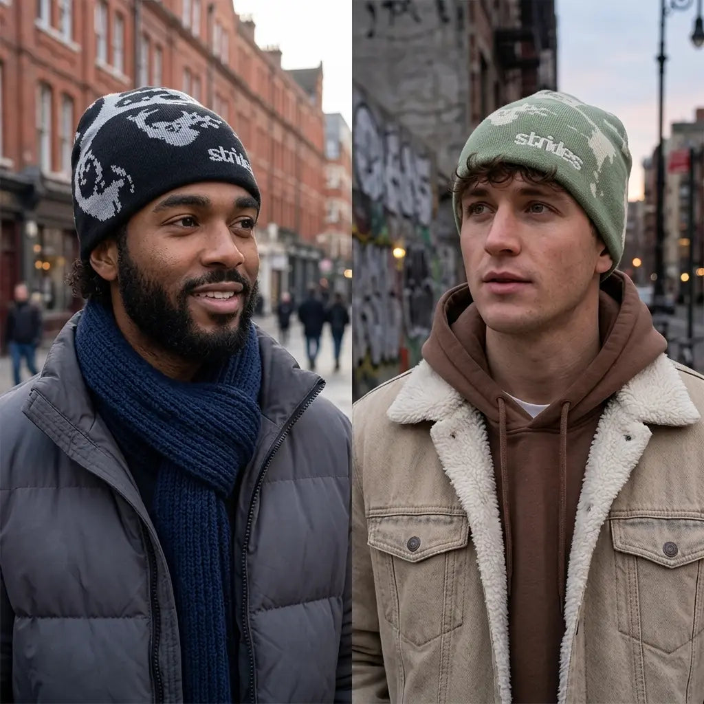 Korean Strides Splatter Winter Beanie