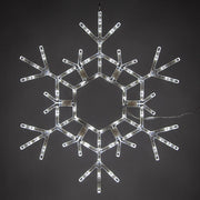 36" LED Folding Snowflake, Cool White Lights