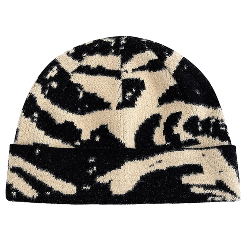 Leith Winter Camouflage Knitted Beanie