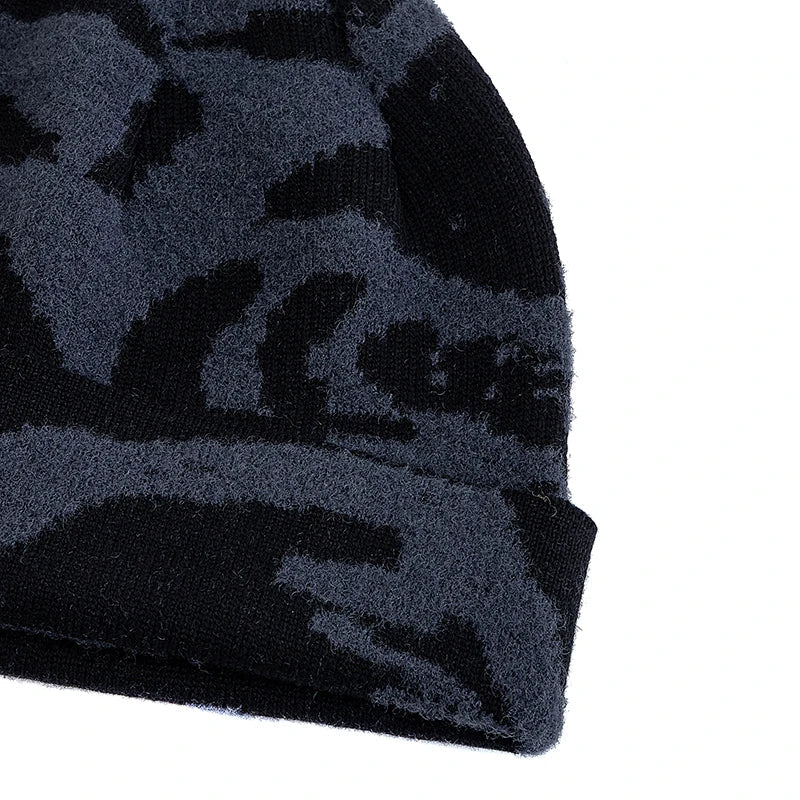 Leith Winter Camouflage Knitted Beanie