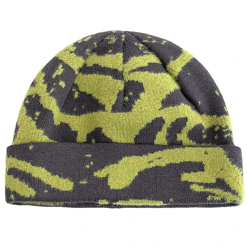 Leith Winter Camouflage Knitted Beanie