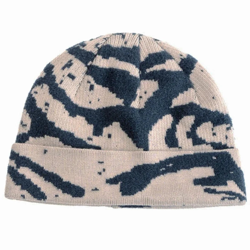 Leith Winter Camouflage Knitted Beanie