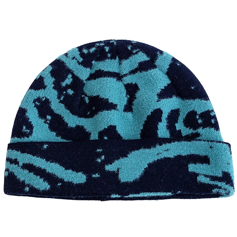 Leith Winter Camouflage Knitted Beanie