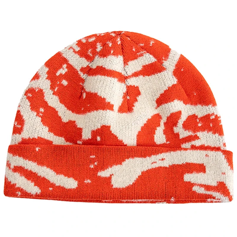 Leith Winter Camouflage Knitted Beanie