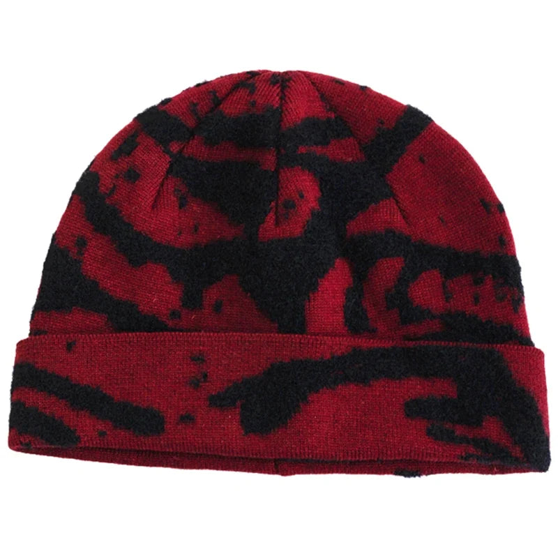Leith Winter Camouflage Knitted Beanie