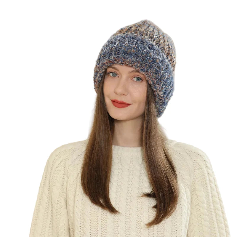 Manchester Winter Gradient Knitted Wool Beanie