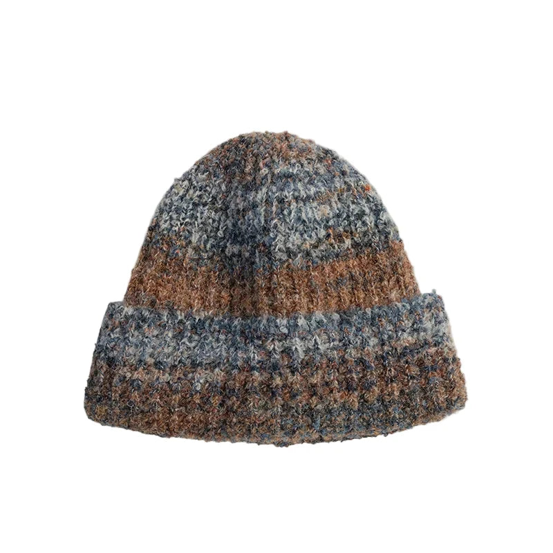 Manchester Winter Gradient Knitted Wool Beanie