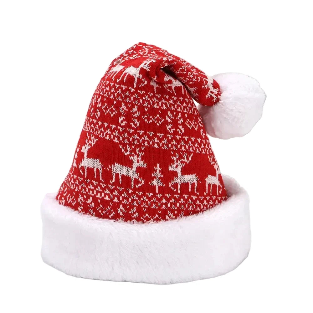 Merry Christmas Winter Pom Pom Beanie