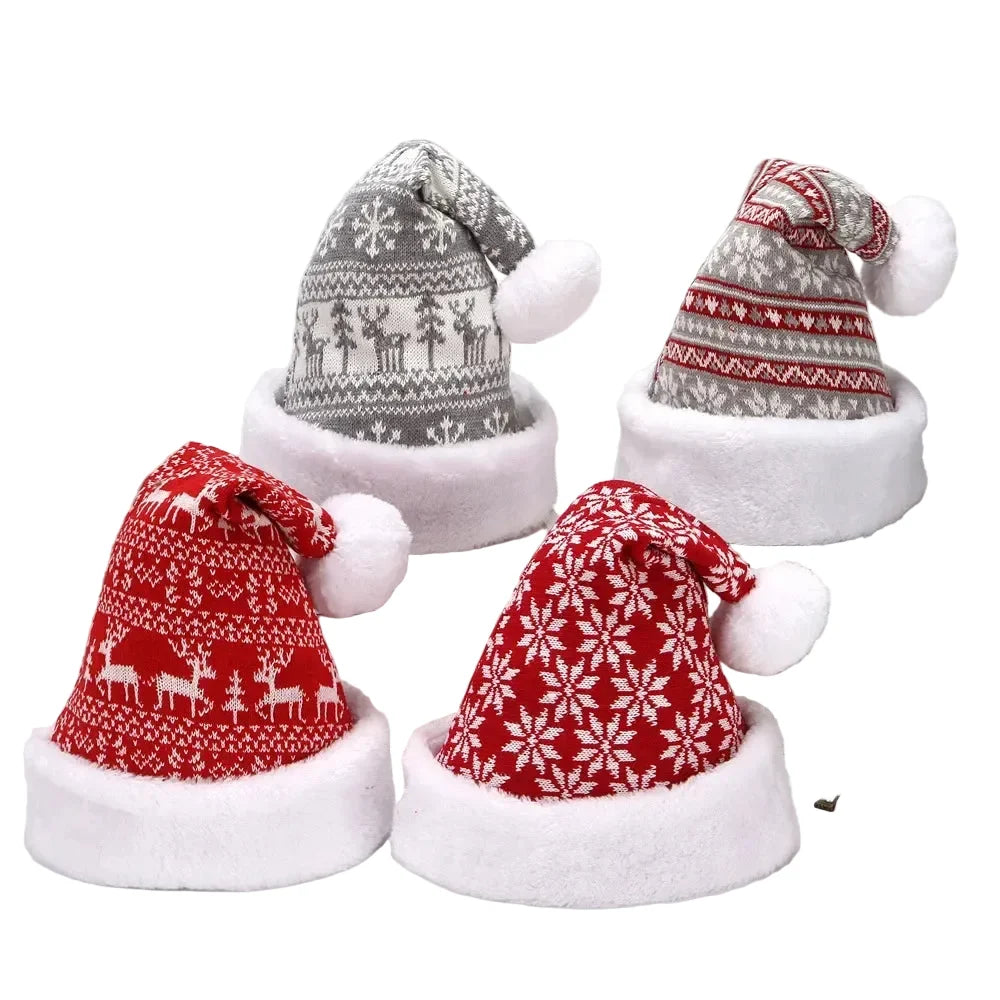 Merry Christmas Winter Pom Pom Beanie