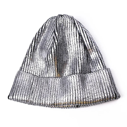 Metallic Glitter Degraded Beanie