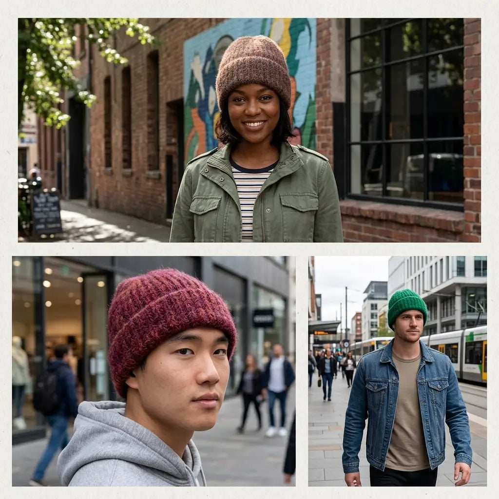 Minnesota Winter Worn Knitted Beanie