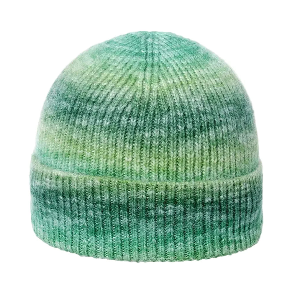 Moore Winter Tie-Dye Knitted Wool Beanie