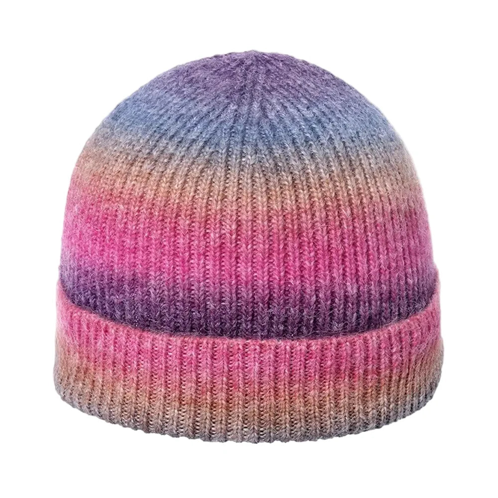 Moore Winter Tie-Dye Knitted Wool Beanie