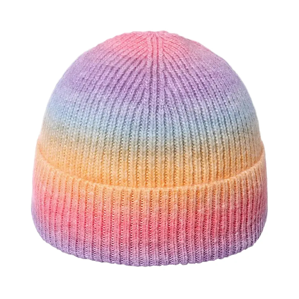 Moore Winter Tie-Dye Knitted Wool Beanie