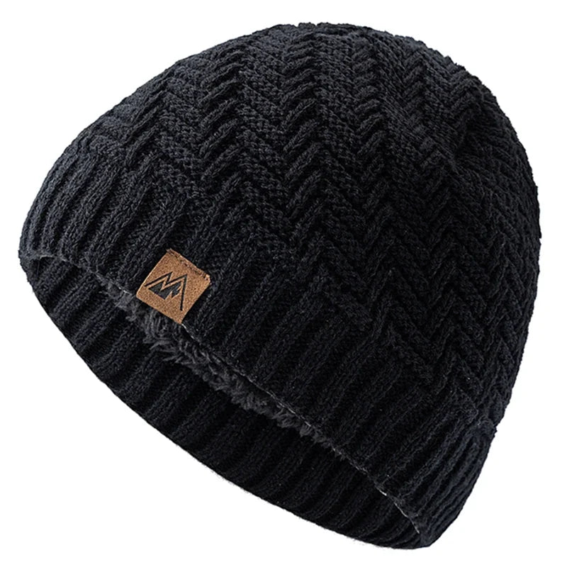 Mount Whitney Winter Geometric Beanie
