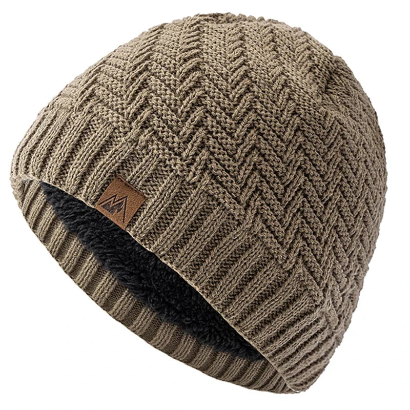 Mount Whitney Winter Geometric Beanie