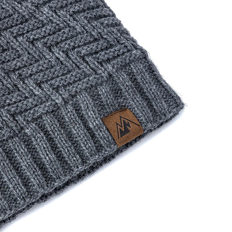Mount Whitney Winter Geometric Beanie