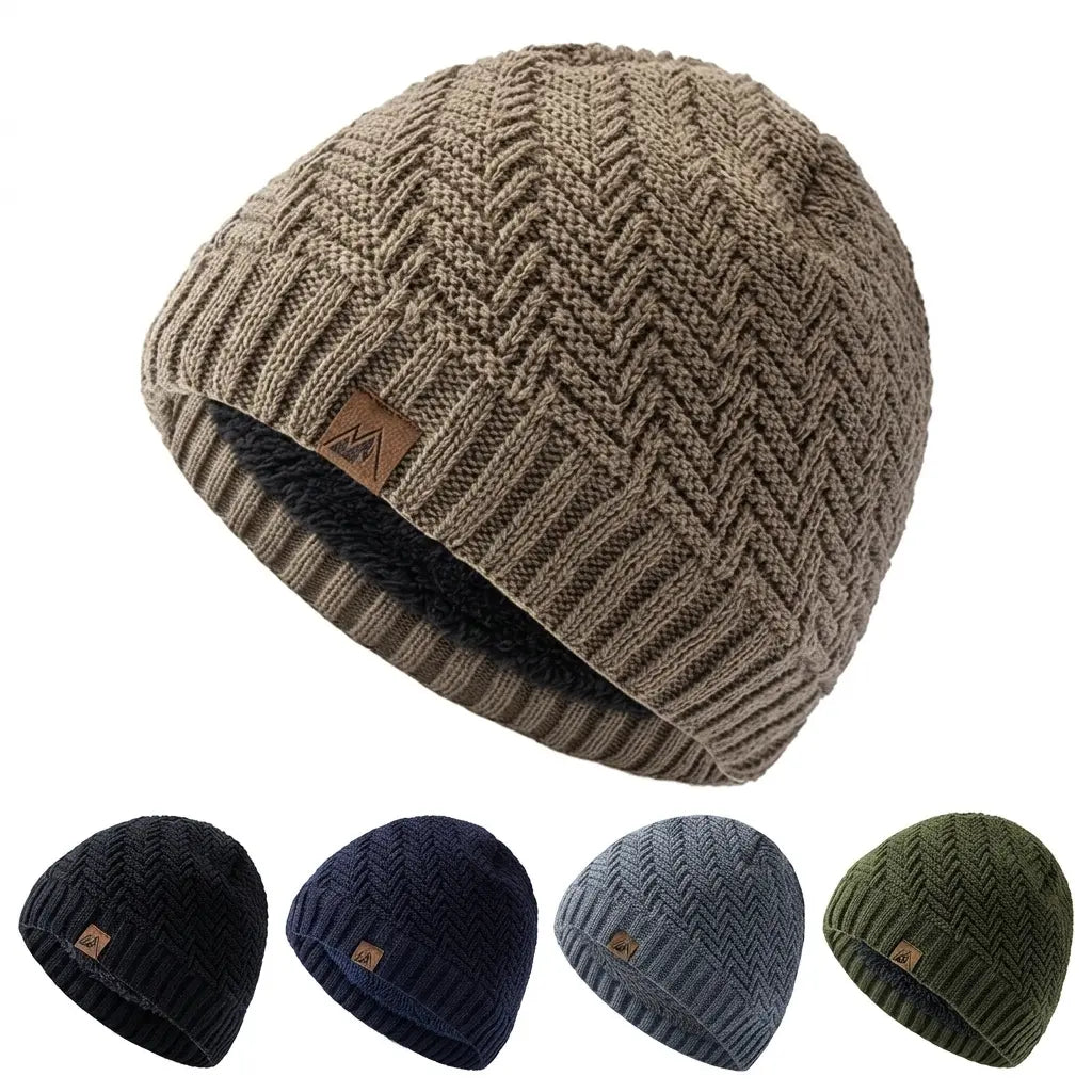 Mount Whitney Winter Geometric Beanie