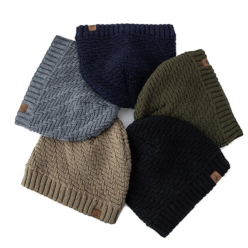 Mount Whitney Winter Geometric Beanie