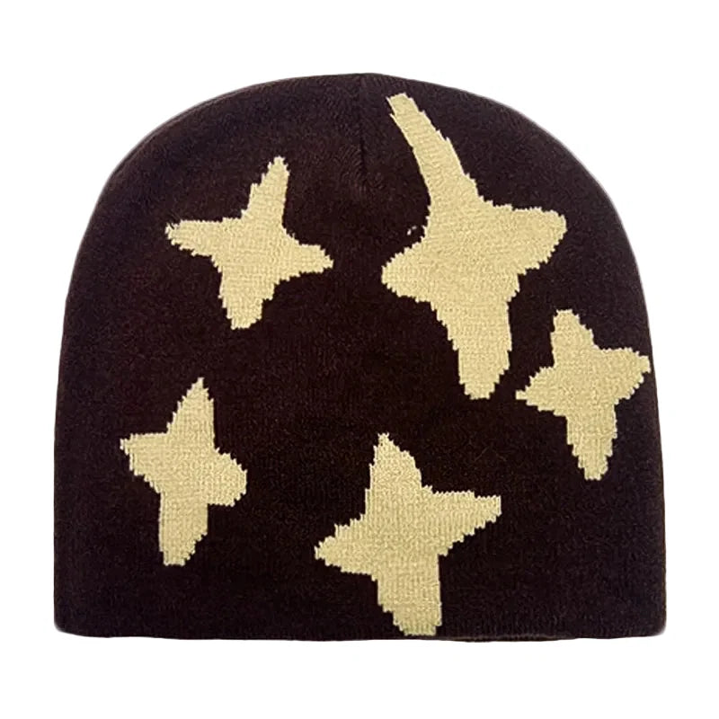 Nottingham Winter Crosses Knitted Beanie