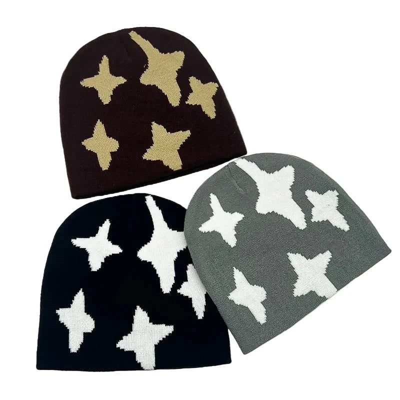 Nottingham Winter Crosses Knitted Beanie