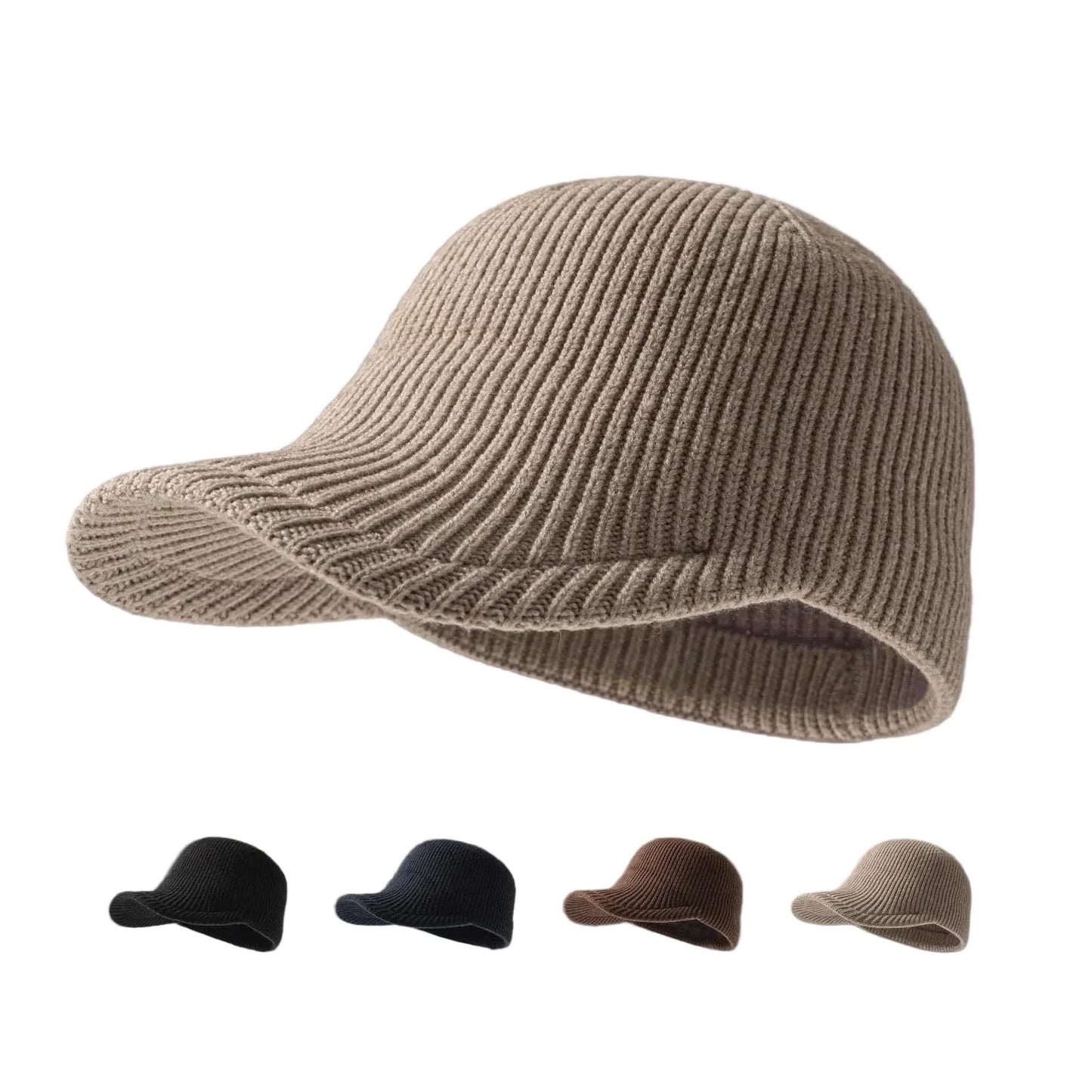 Old Money Knitted Baseball Beanie Cap