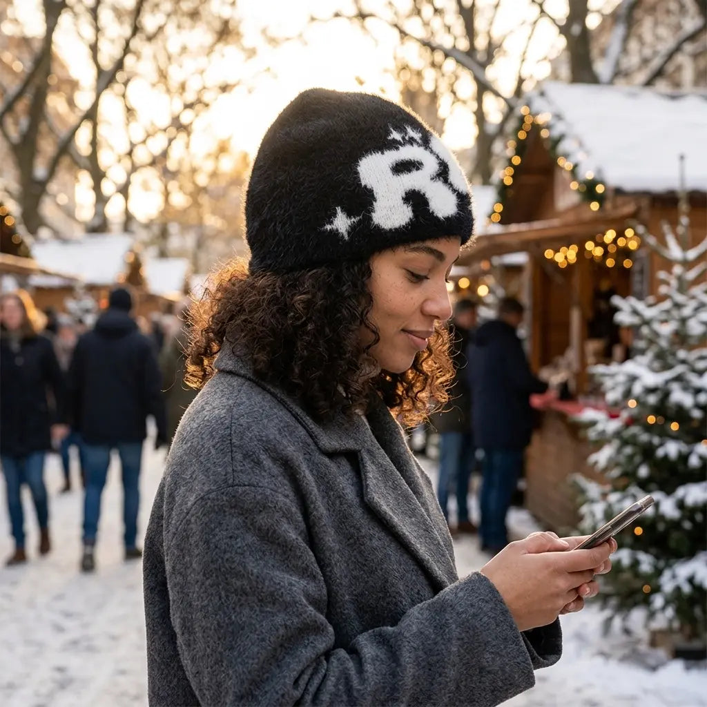 RRW Winter Knitted Fur Beanie