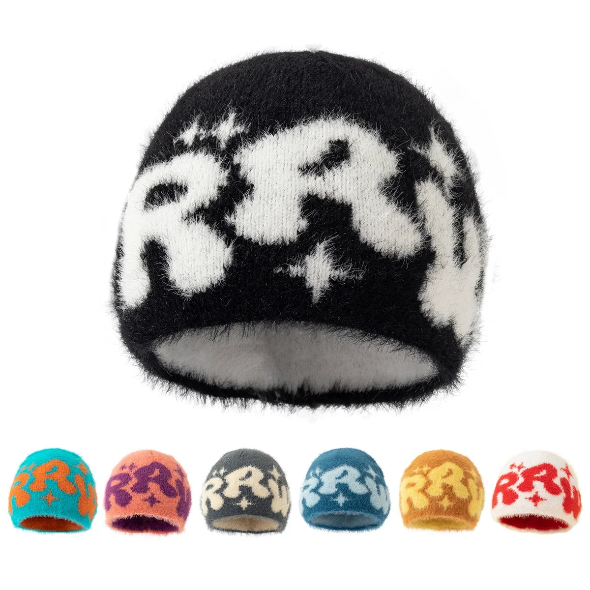 RRW Winter Knitted Fur Beanie