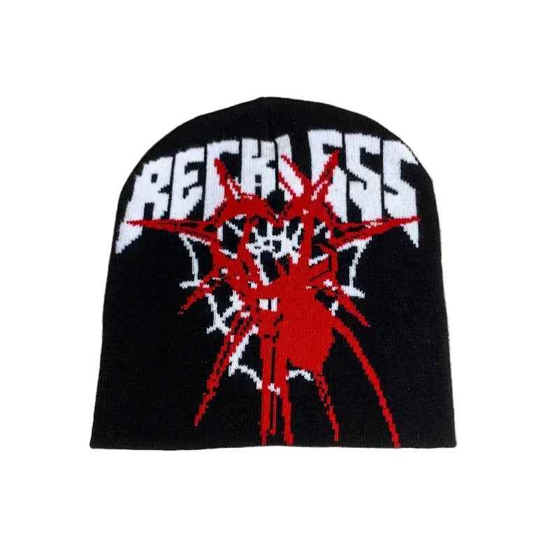 Reckless Spider Web Winter Beanie