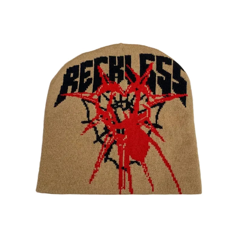 Reckless Spider Web Winter Beanie