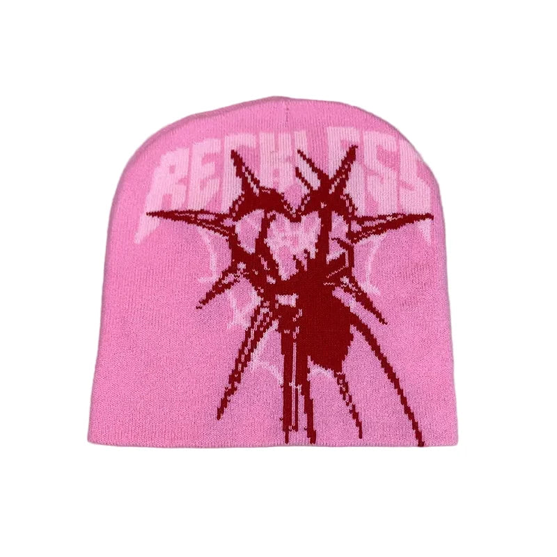 Reckless Spider Web Winter Beanie