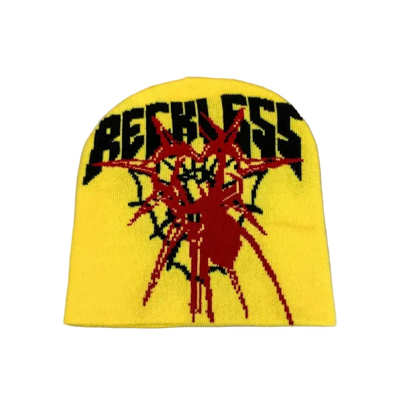 Reckless Spider Web Winter Beanie